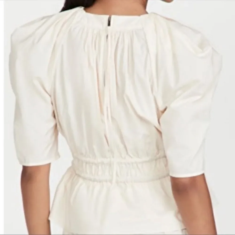 Ulla Johnson Cream Denisa Top in Size 4